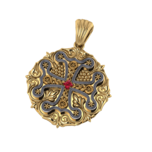 Intricate Cross Pendant